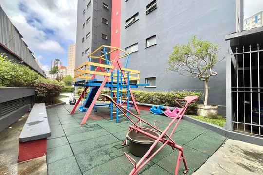 Área comum - Playground de apartamento para alugar com 1 quarto, 56m² em Vila Guarani (z Sul), São Paulo
