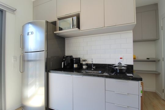 Studio de kitnet/studio para alugar com 1 quarto, 26m² em Indianópolis, São Paulo
