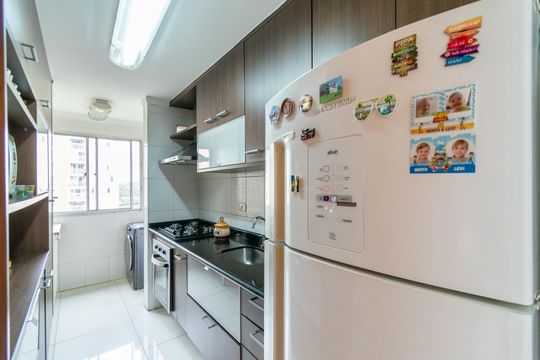Cozinha de apartamento para alugar com 2 quartos, 55m² em Vila Parque Jabaquara, São Paulo