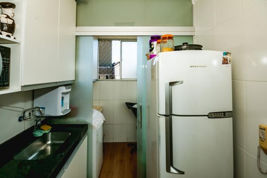 Cozinha de apartamento à venda com 2 quartos, 112m² em Serrano, Belo Horizonte
