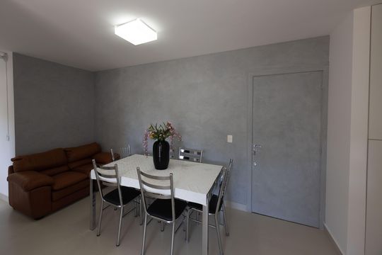 Sala de Jantar de apartamento à venda com 3 quartos, 89m² em Alphaville, Nova Lima