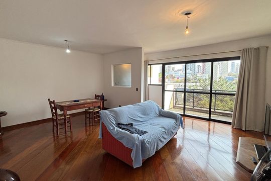 Sala  de apartamento à venda com 3 quartos, 140m² em Vila Alzira, Santo André