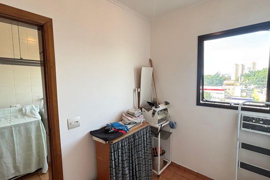 Quarto da Área de Serviço de apartamento à venda com 3 quartos, 140m² em Vila Alzira, Santo André