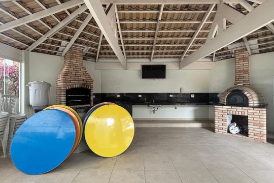 Churrasqueira de apartamento à venda com 3 quartos, 140m² em Vila Alzira, Santo André