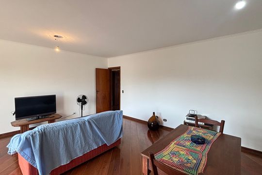 Sala  de apartamento à venda com 3 quartos, 140m² em Vila Alzira, Santo André
