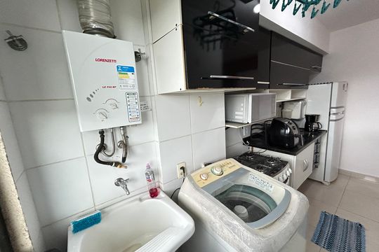 Área de serviço de apartamento à venda com 2 quartos, 50m² em Maria da Graça, Rio de Janeiro