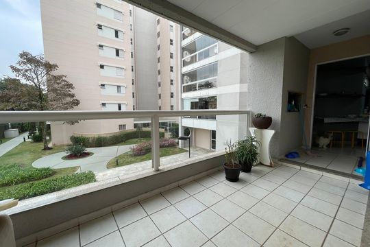 Varanda da Sala de apartamento à venda com 4 quartos, 170m² em Cidade São Francisco, São Paulo