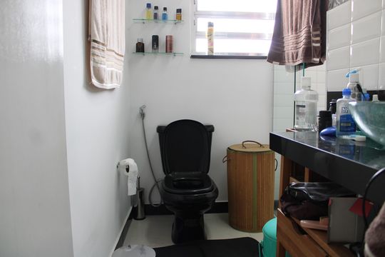 Banheiro da Suíte de apartamento à venda com 1 quarto, 70m² em Vila Monumento, São Paulo