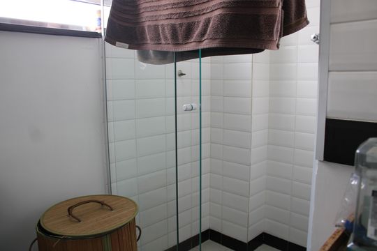 Banheiro da Suíte de apartamento à venda com 1 quarto, 70m² em Vila Monumento, São Paulo