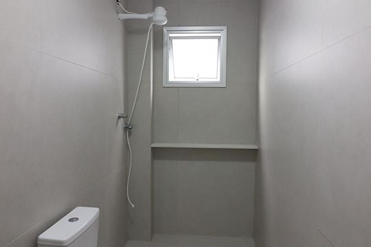 Banheiro Social de apartamento para alugar com 1 quarto, 48m² em Vila Santa Luzia, São Bernardo do Campo