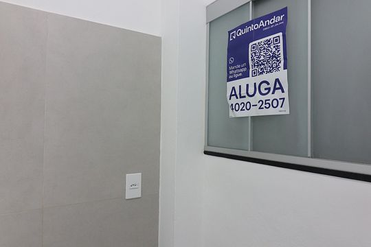 Placa  de apartamento para alugar com 1 quarto, 48m² em Vila Santa Luzia, São Bernardo do Campo