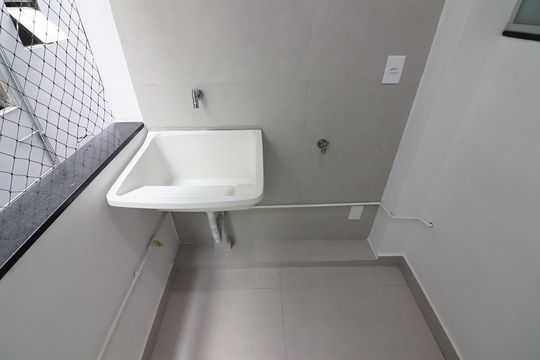 Área de Serviço de apartamento para alugar com 1 quarto, 48m² em Vila Santa Luzia, São Bernardo do Campo