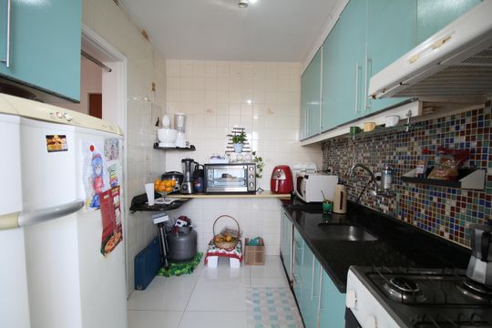 Cozinha de apartamento à venda com 2 quartos, 70m² em Portal do Morumbi, São Paulo