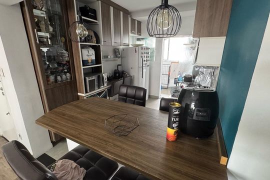 Cozinha de apartamento para alugar com 1 quarto, 75m² em Vila Monumento, São Paulo