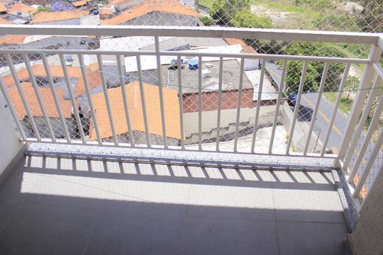 Varanda da Sala de apartamento para alugar com 2 quartos, 56m² em Parque Continental Ii, Guarulhos