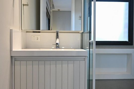 Banheiro Suíte 1 de apartamento à venda com 2 quartos, 105m² em Vila Andrade, São Paulo