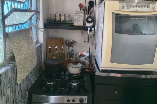 Cozinha de casa à venda com 3 quartos, 65m² em Jardim Carvalho, Porto Alegre