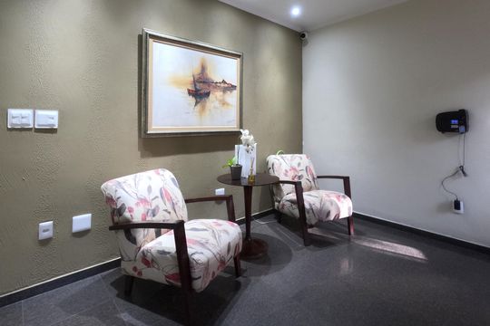 Área Comum - Hall de Entrada de apartamento para alugar com 3 quartos, 158m² em Pompéia, Santos