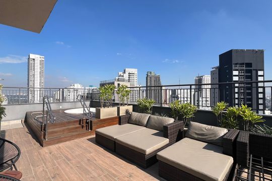Área comum de kitnet/studio à venda com 1 quarto, 30m² em Sumaré, São Paulo