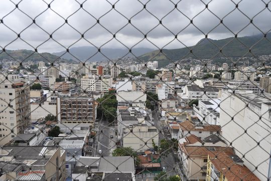 Vista da Sala de apartamento à venda com 3 quartos, 73m² em Méier, Rio de Janeiro