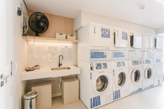 Área comum de kitnet/studio para alugar com 1 quarto, 22m² em Jardim Paulistano, São Paulo