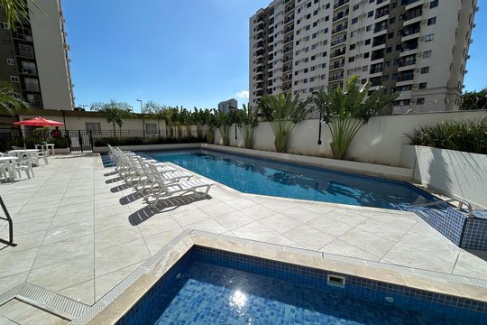 Área comum - Piscina de apartamento para alugar com 2 quartos, 47m² em Del Castilho, Rio de Janeiro