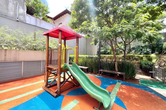 Área comum - Playground de kitnet/studio para alugar com 1 quarto, 24m² em Mirandópolis, São Paulo
