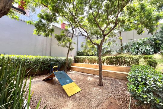 Área comum de kitnet/studio para alugar com 1 quarto, 24m² em Mirandópolis, São Paulo