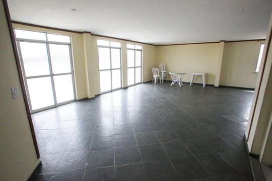 Área comum - Salão de festas de apartamento para alugar com 1 quarto, 40m² em Freguesia de Jacarepaguá, Rio de Janeiro
