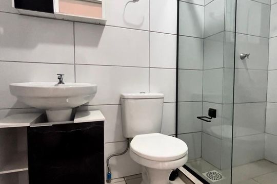 Banheiro de apartamento para alugar com 2 quartos, 57m² em Rondônia, Novo Hamburgo