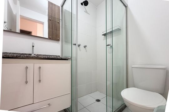 Banheiro Social de apartamento para alugar com 2 quartos, 48m² em Planalto, São Bernardo do Campo
