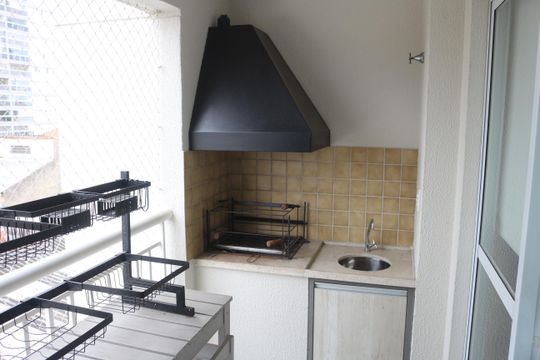 Varanda de apartamento à venda com 2 quartos, 69m² em Fundação, São Caetano do Sul