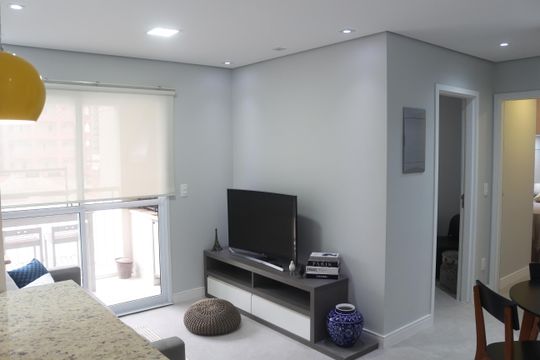 Sala de apartamento à venda com 2 quartos, 69m² em Fundação, São Caetano do Sul