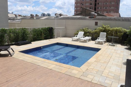 Área comum - Piscina de apartamento à venda com 2 quartos, 69m² em Fundação, São Caetano do Sul