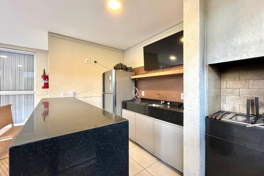 Área comum - Churrasqueira de apartamento à venda com 2 quartos, 68m² em Vila Mascote, São Paulo