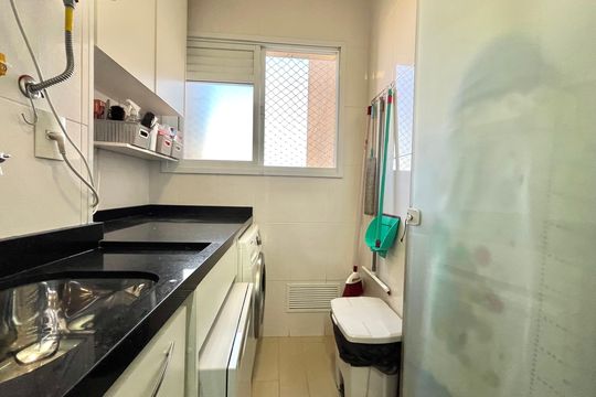 Área de Serviço de apartamento à venda com 2 quartos, 68m² em Vila Mascote, São Paulo