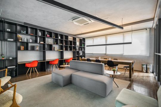 Área comum de kitnet/studio à venda com 1 quarto, 19m² em Jardim Paulista, São Paulo
