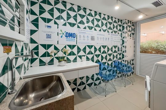 Lavanderia de kitnet/studio para alugar com 1 quarto, 30m² em Vila Mariana, São Paulo
