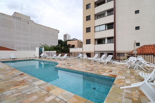Área comum - Piscina de apartamento à venda com 1 quarto, 35m² em Pompeia, São Paulo