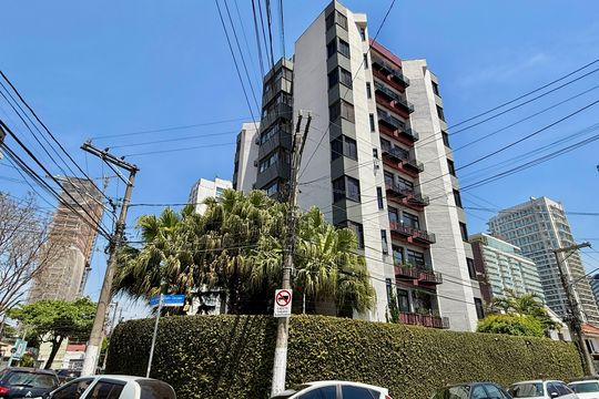 Fachada de apartamento para alugar com 1 quarto, 65m² em Vila Sao Francisco (zona Sul), São Paulo