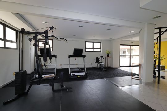 Área Comum - Academia de apartamento para alugar com 3 quartos, 97m² em Jardim Stella, Santo André