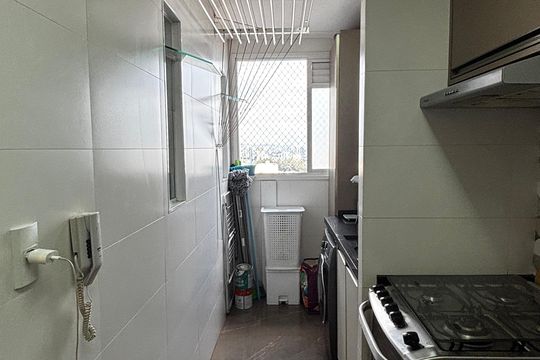 Cozinha de apartamento à venda com 3 quartos, 65m² em Utinga, Santo André