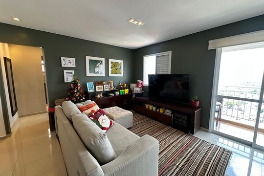 Sala de apartamento à venda com 2 quartos, 70m² em Jardim Iracema, Barueri