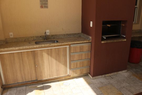 Área comum - Churrasqueira de apartamento para alugar com 2 quartos, 70m² em Barcelona, São Caetano do Sul