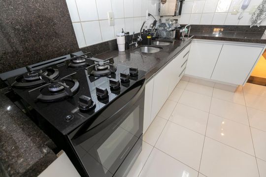 COZINHA de casa de condomínio à venda com 3 quartos, 200m² em Chácara Primavera, Campinas