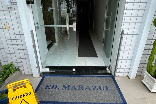 Área comum de apartamento para alugar com 1 quarto, 66m² em Embaré, Santos