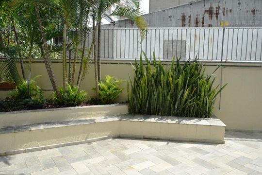 Área comum - Jardim de apartamento para alugar com 3 quartos, 104m² em Cerqueira César, São Paulo