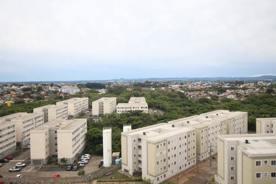 Vista da Sacada de apartamento à venda com 1 quarto, 44m² em Rubem Berta, Porto Alegre