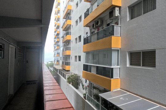 Área Comum - Corredor do apartamento de apartamento para alugar com 2 quartos, 29m² em José Menino, Santos