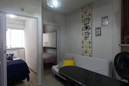 Sala de apartamento para alugar com 2 quartos, 29m² em José Menino, Santos